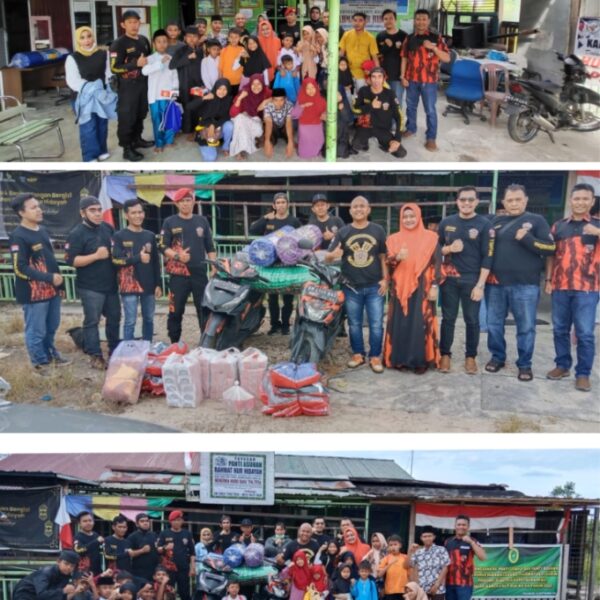 RIDERS Motor MPC Pemuda Pancasila kota Pekanbaru Menjadi Sahabat Masyarakat