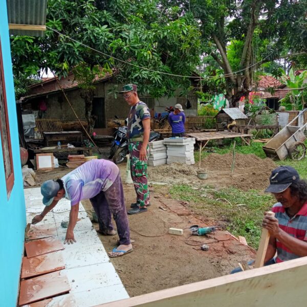 Melalui Rutilahu Babinsa Masuk Dapur Koramil 11 Pebayuran Ada Potret Kebahagiaan Warga Desa Kertajaya