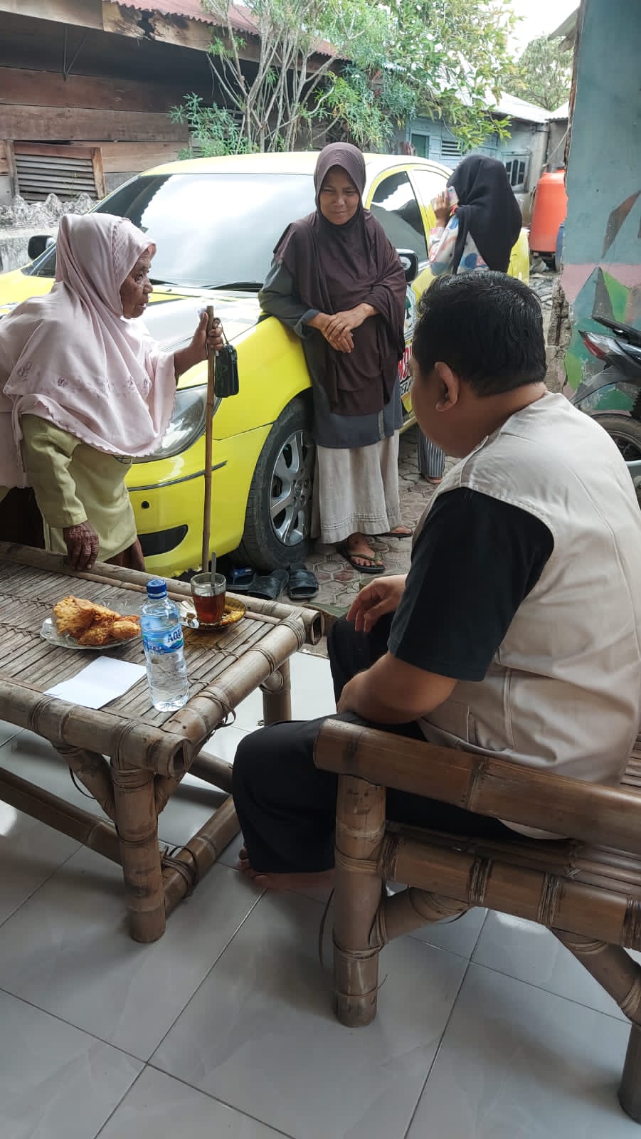 KSJ Santuni Nek Udo, Saharuddin : Kita Akan Bantu Belanja…