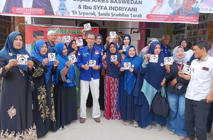 Bentuk Relawan Penggerak Hingga Kampung Anies, ABRI SATU Sosialisasikan Anies Hingga Pelosok Jambi