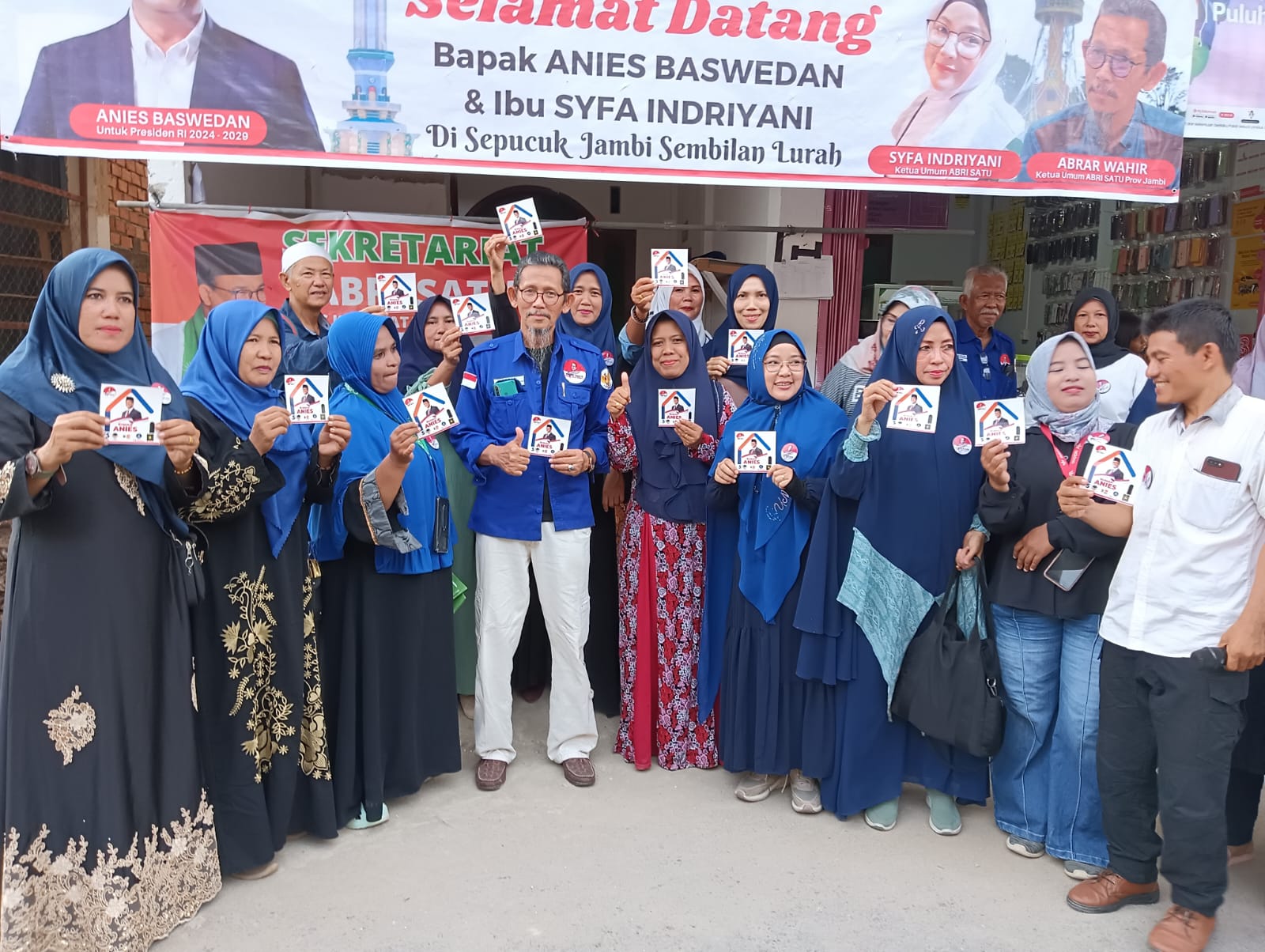 Bentuk Relawan Penggerak Hingga Kampung Anies, ABRI SATU Sosialisasikan Anies Hingga Pelosok Jambi
