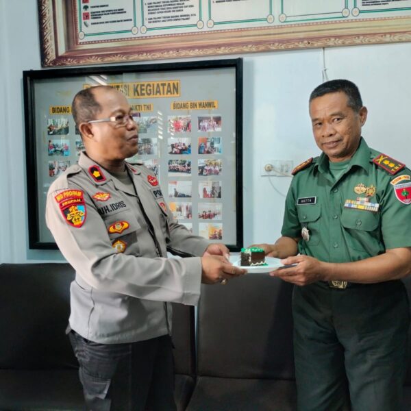 Dirgahayu TNI ke-78, Personil Polsek Bontoala Polrestabes Makassar Geruduk Koramil 1408.04/Bontoala