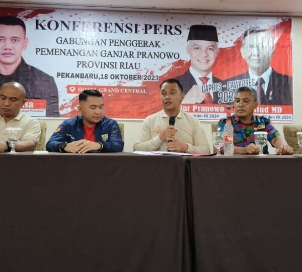 Deklarasi Gabungan Pergerakan Pemenangan Ganjar Pranowo Provinsi Riau, Fokus Pemenangan Ganjar Di Riau.