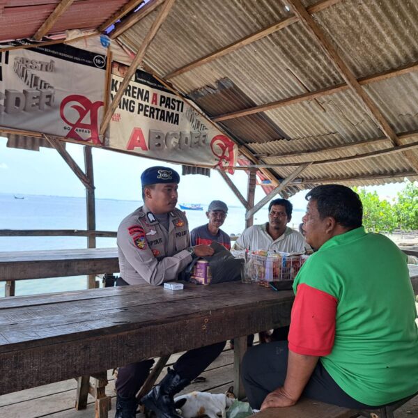 Personel Pol Airud Polres Lhokseumawe Patroli di Kawasan Pesisir dan Pasar Pusong