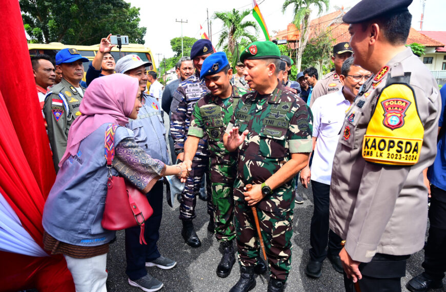 Brigjen TNI Dany Rakca Serta Forkopimda Riau Tinjau Situasi TPS…
