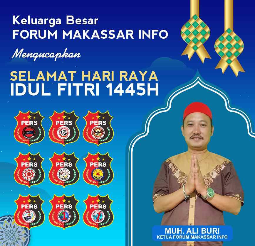 Ketua Umum Forum Makassar Info Mengucapkan Selamat Hari Raya Idul…