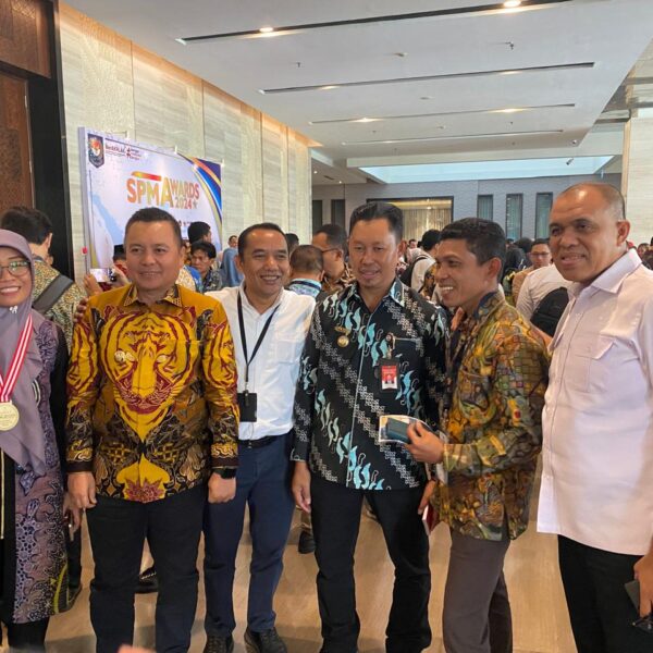 Hadiri SPM Awards 2024, Pj Bupati Langkat Faisal Hasrimy Targetkan Langkat masuk Kategori Kabupaten terbaik penerapan SPM Awards di 2025.