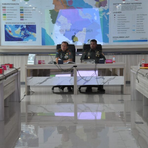 Danrem 031/Wira Bima Sambut Tim Pokja Kajian Strategis Brigjen TNI…