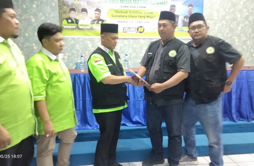 Masdar Tambusai Terpilih Kembali Sebagai Ketua GEMMA Masjid Sumatera Utara