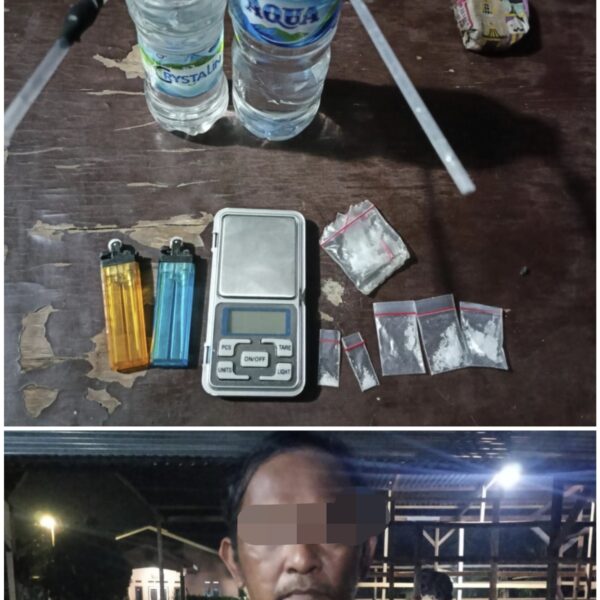 Seorang Pria diamankan Tim Relawan Narkoba Desa Paya Bakung di…