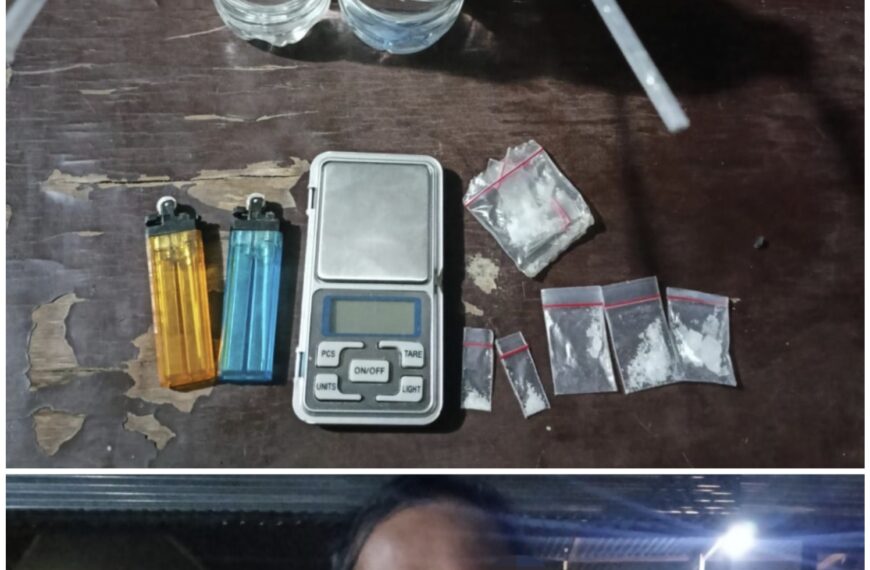 Seorang Pria diamankan Tim Relawan Narkoba Desa Paya Bakung di…